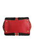 Nappa Biker Shopping Bag, top view